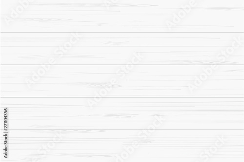 White wood pattern and texture for background. Vector illustration.