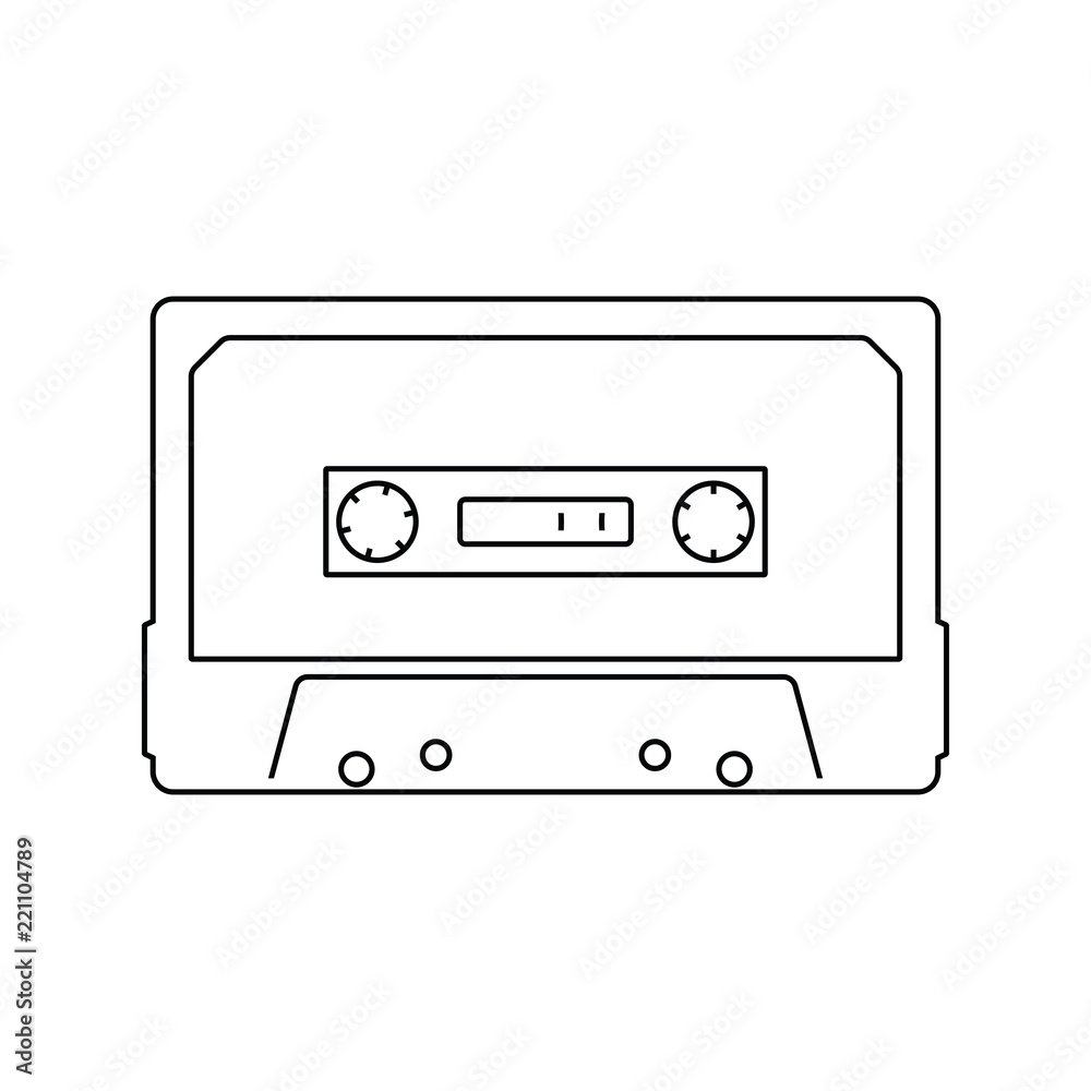 Audio cassette icon Audio cassette icon