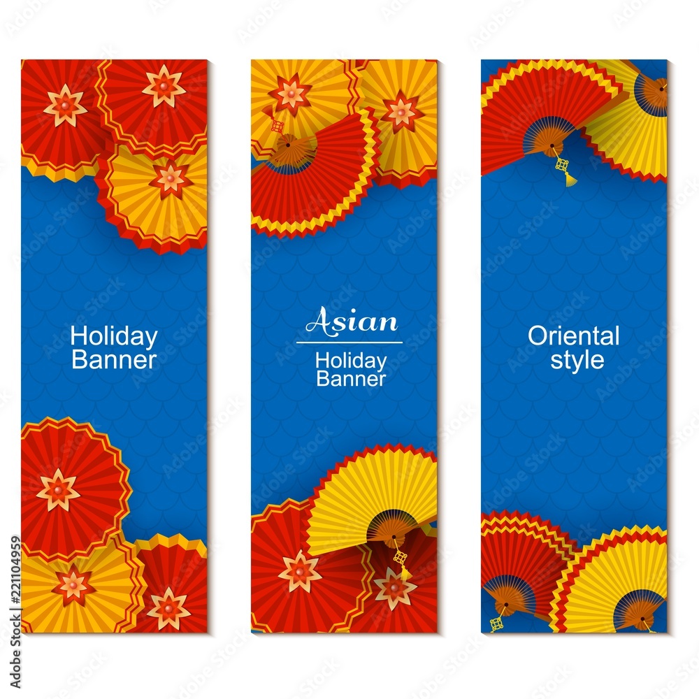 Chinese new year sale banner design with paper Vector Image