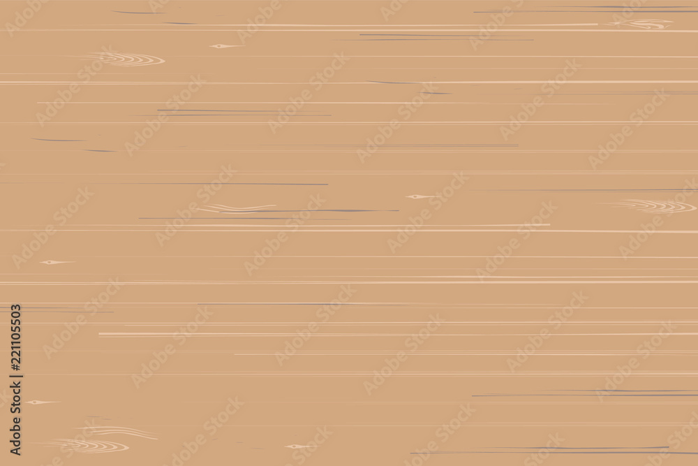 Wood plank pattern and texture for background. Vector.