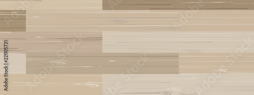 Wood plank pattern and texture for background. Vector.