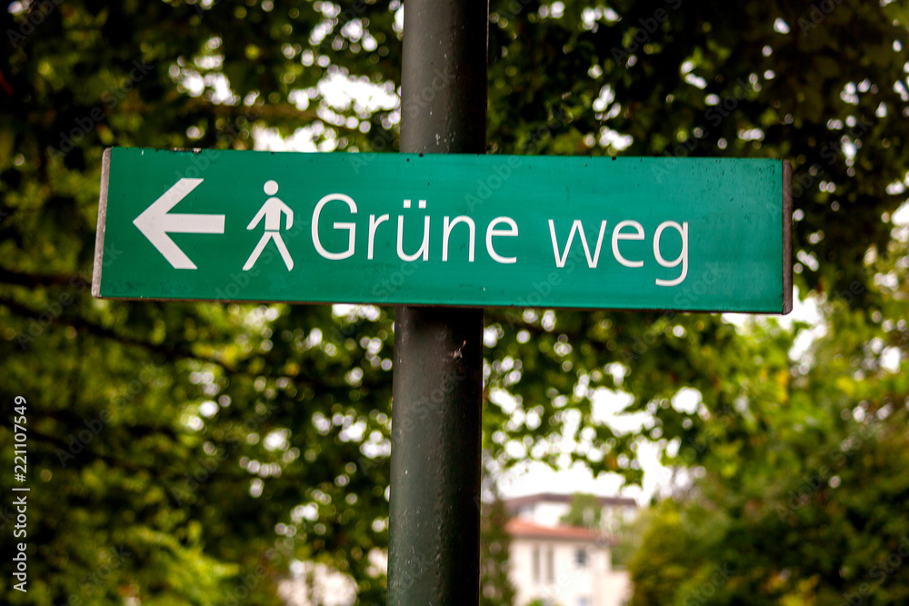 Grüne weg