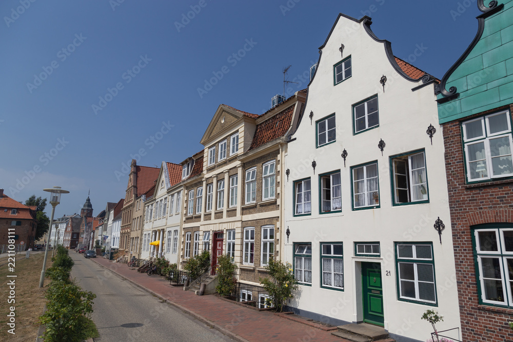 Old houses in Stade, Germany