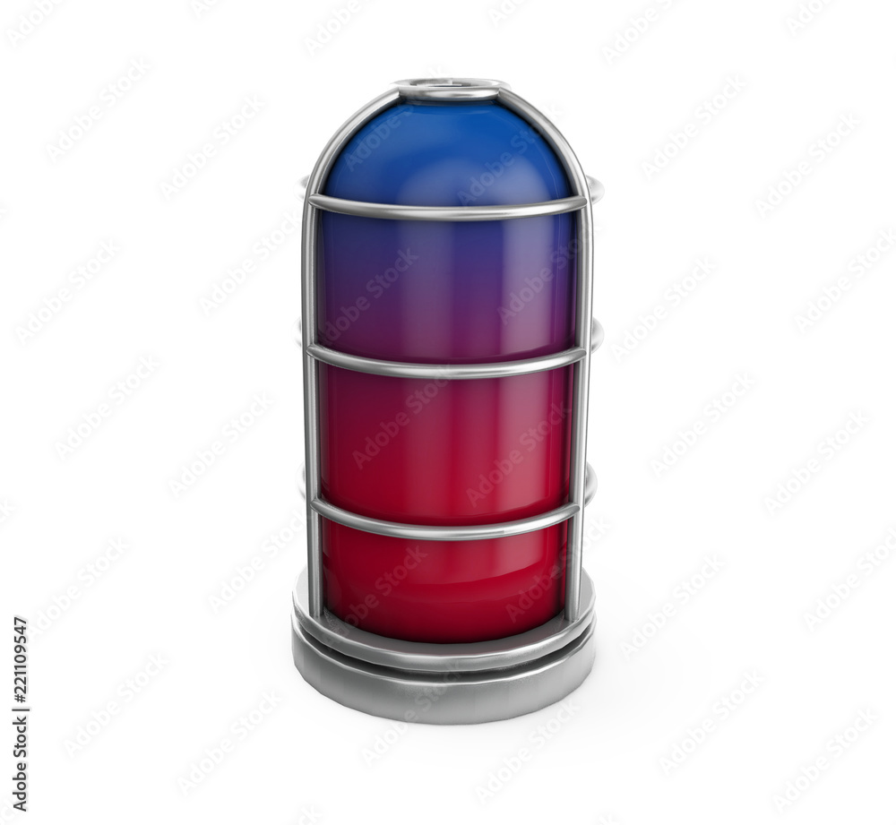 Light - isolated on white alarm 3d render Light - isolated on white alarm 3d render