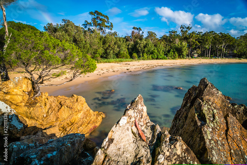 Eden beach in Victoria, Australia, in the summer