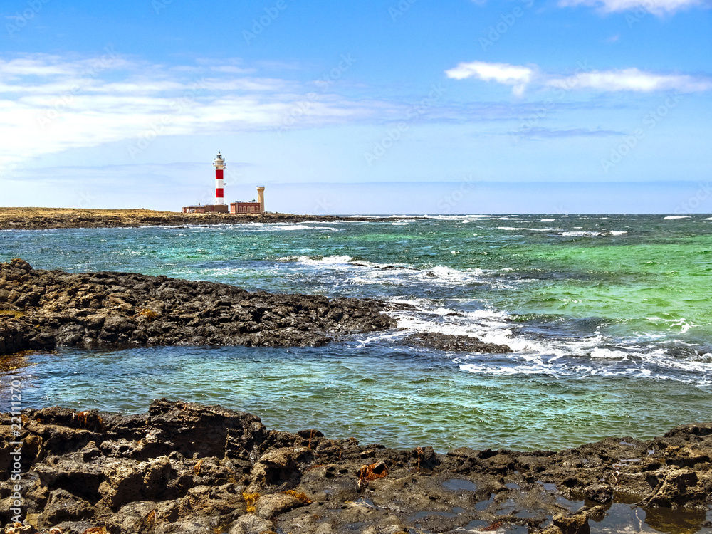 Fuerteventura Blick zum Leuchtturm
