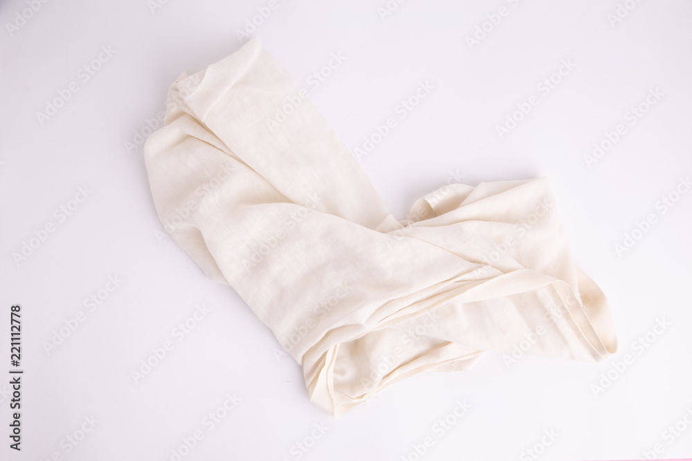 Piece of old beige sheet