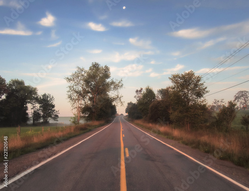 Country road at sunrise © debramillet