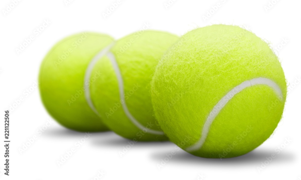 Three tennis balls Stock Photo Adobe Stock