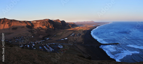 View of Vik, Iceland