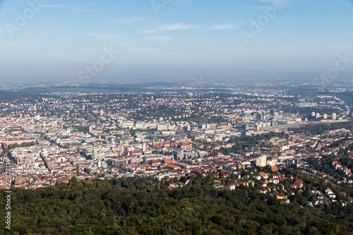 Blick auf die Innenstadt von Stuttgart