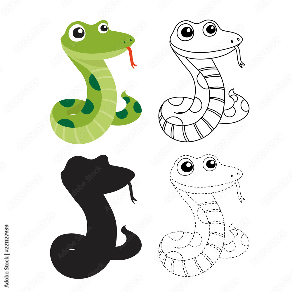 Fototapeta premium worksheet vector design for kid