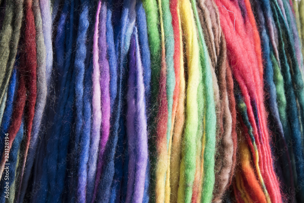 Hand woven yarn