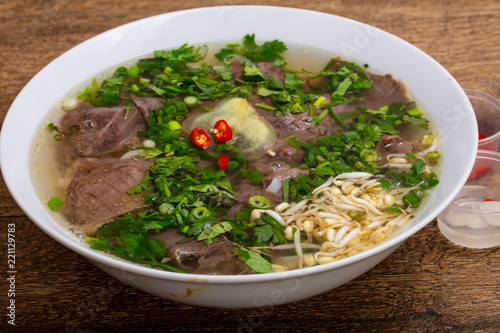 Vietnamese Pho Bo soup