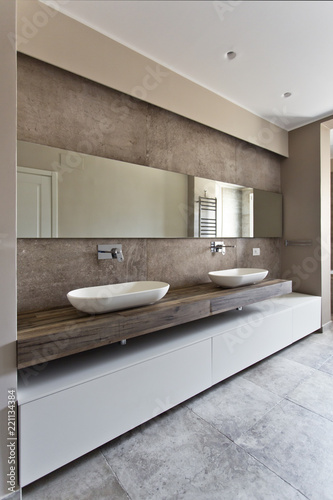 Beautiful and modern bathroom