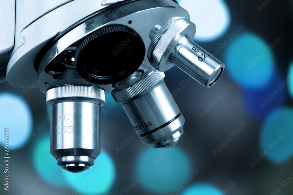 Laboratory Microscope. Scientific and science research Laboratory Microscope. Scientific and science research