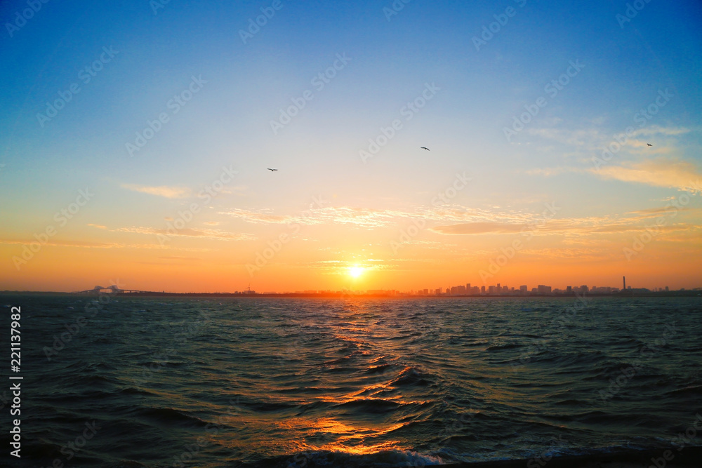 Sunset and Sea