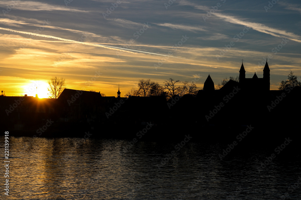 Sunset in Maastricht