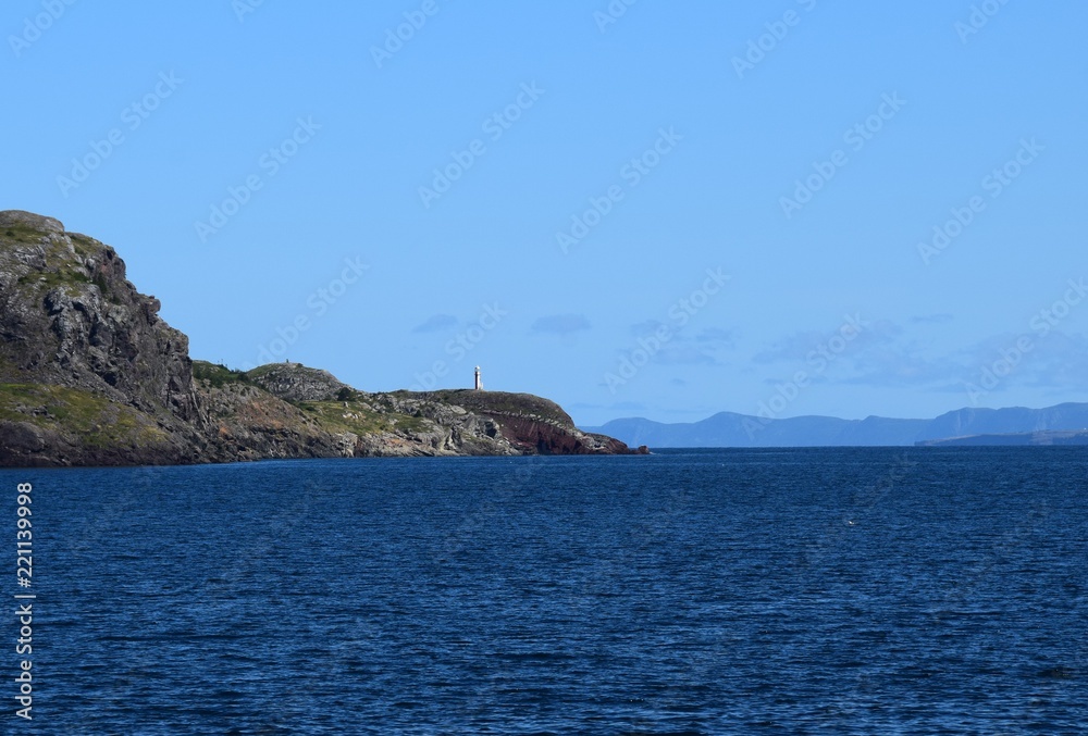 landscape along the the Baccalieu Trail;  Conception Bay coastline near Brigus, Avalon Peninsula Newfoundland and Labrador; Canada