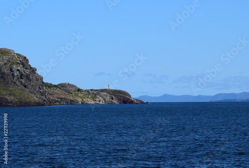 landscape along the the Baccalieu Trail; Conception Bay coastline near Brigus, Avalon Peninsula Newfoundland and Labrador; Canada