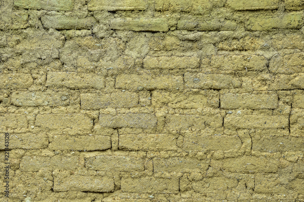 Close Up texture clay wall  background.