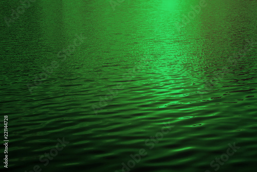 Rippling green water surface, water river for background