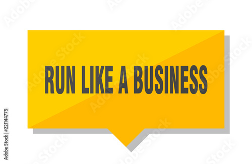 run like a business price tag