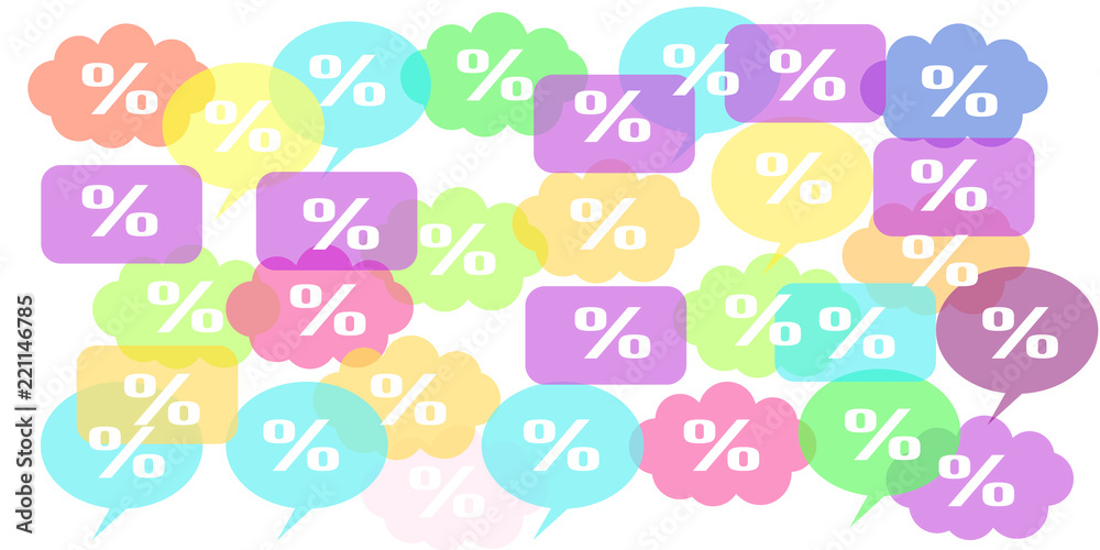 % Percent Discount, Sale Up, Special Offer, Trade off, Promotion concept % Percent Discount, Sale Up, Special Offer, Trade off, Promotion concept