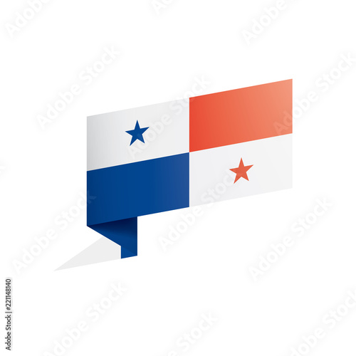 Free Download Panama flag, vector illustration on a white background - GFXLoad