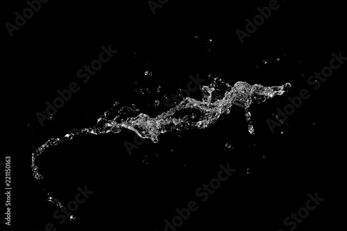 water splash isolated. © hideto111