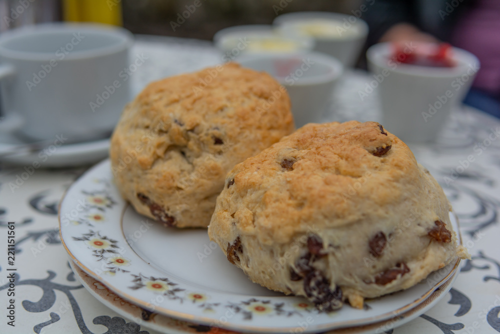 Fototapeta premium English Cream Tea
