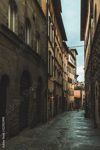 The old streets of Cortona  Italy 