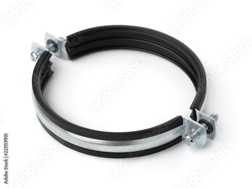 Ταπετσαρία Hose clamp with rubber insert