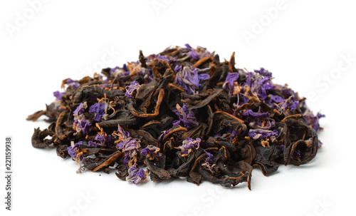 Dry fermented herbal tea