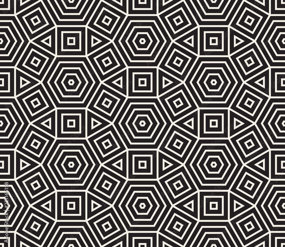 Vector seamless pattern. Modern stylish abstract texture. Repeating geometric tiles Vector seamless pattern. Modern stylish abstract texture. Repeating geometric tiles