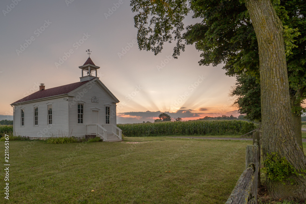 Fototapeta premium School Sunrise
