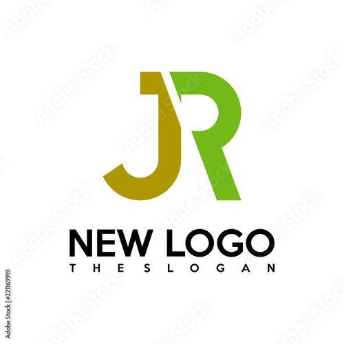 Initial JR logo vector