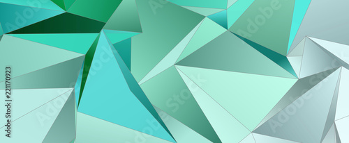 Triangular 3d  modern background