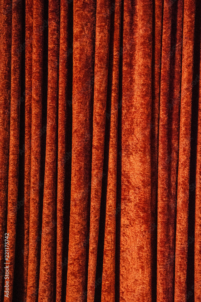 Roter schwerer Vorhang Stock Photo | Adobe Stock
