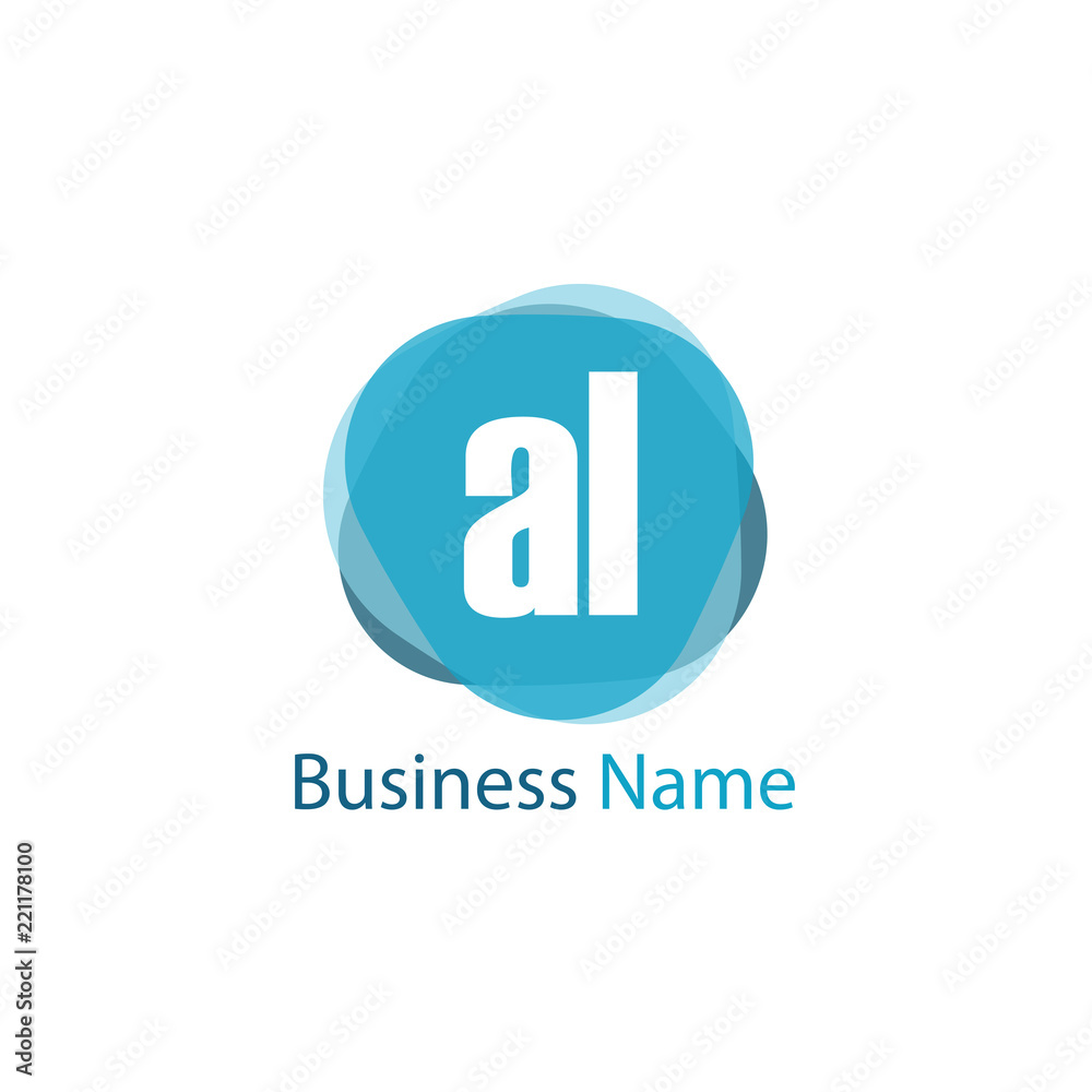 Initial Letter AL Logo Template Design Initial Letter AL Logo Template Design