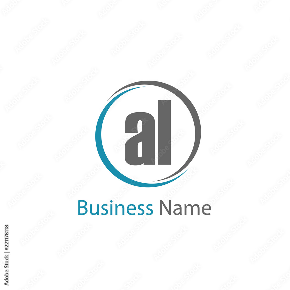 Initial Letter AL Logo Template Design Initial Letter AL Logo Template Design