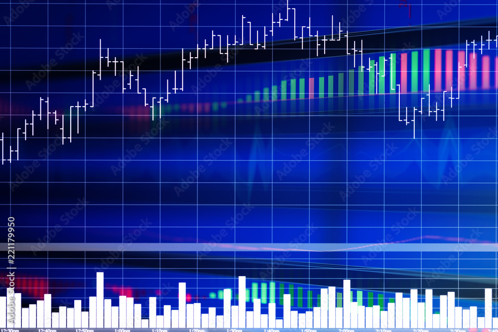 business financial concept with stock market graph chart indicator screen monitor business financial concept with stock market graph chart indicator screen monitor