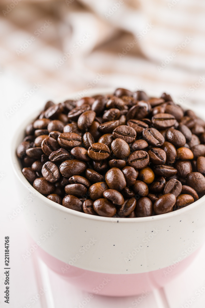 Fototapeta premium Roasted coffee beans.