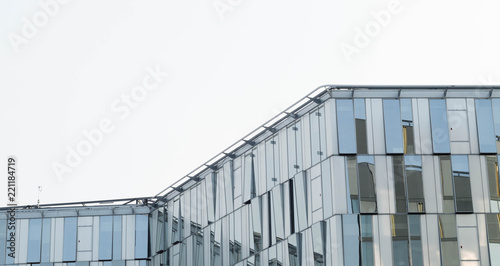 Stunning architectural dynamic shape building with blank space
