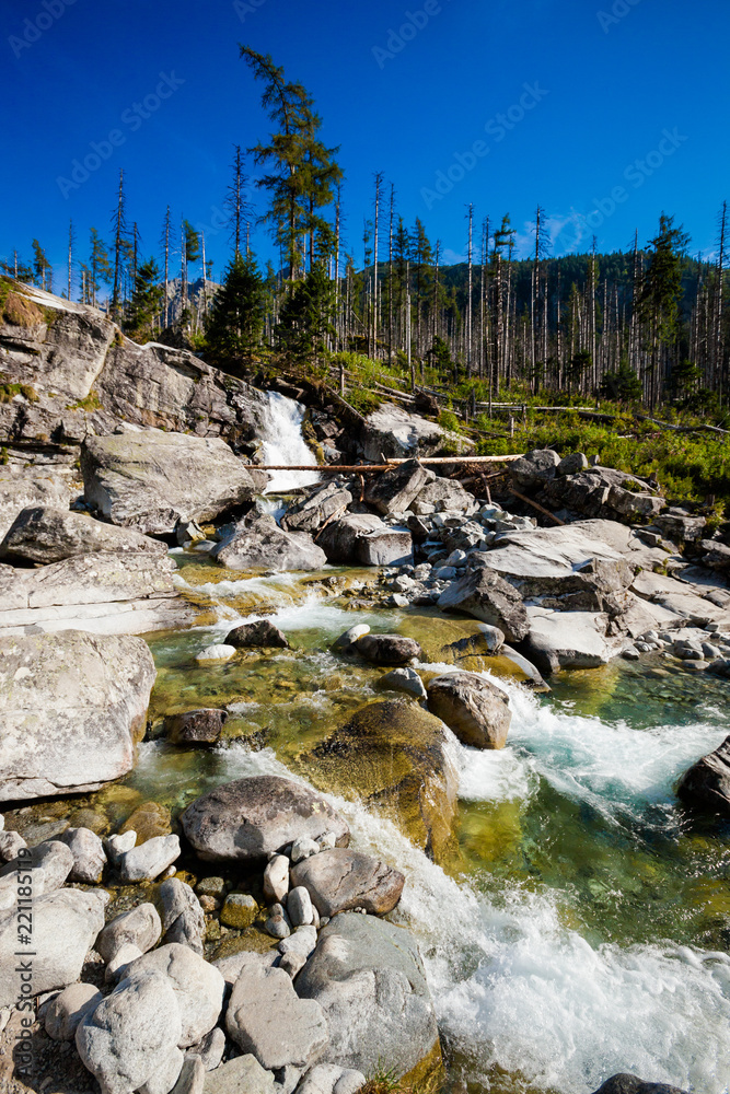 Obraz premium Slovakian Velka Studena Dolina Tatra