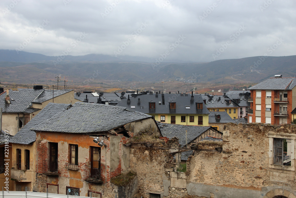 traditional spanish village photo