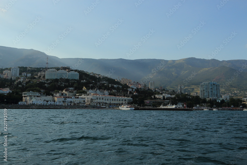 Naklejka premium krim, jalta