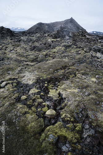 Leirhnjukur geothermal area near the volcano Krafla, Iceland