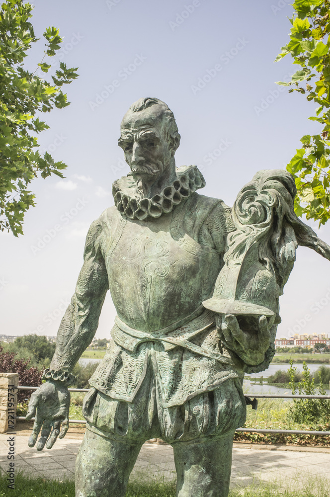 Pedro de Alvarado, Spanish Conqueror of Central America sculpture