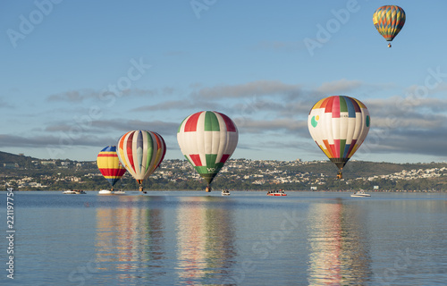 Globos aerostáticos en Festival de Globos en León Guanajuato